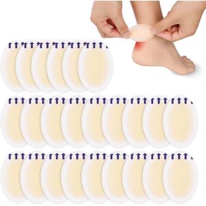 Pack of 30 Blister Bandages - Oval Hydrocolloid Gel Bandage - Heel Blister Bandages - Invisible Hydrocolloid Gel Bandage - voor Voet Blister Preventie en Zorg