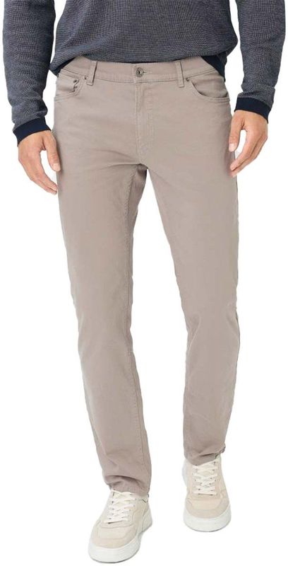 Brax - Style CHUCK - Fiv-Pocket Broek - Taupe - Modern Fit