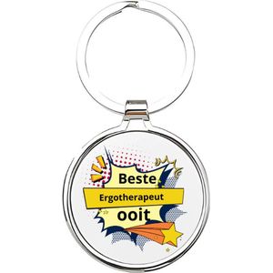 Akyol - de beste ergotherapeut ooit Sleutelhanger - Arts - de beste ergotherapeut - ergotherapeut - fysio - therapie - arts - masseur - fysiotherapie - sportblessures - specialist - 4 x 7,5 CM