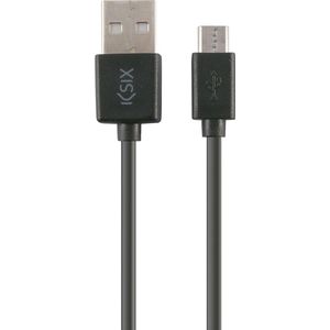 Kabel KSIX BXCUSB01 Micro USB 1 m Zwart