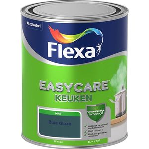 Flexa Easycare - Muurverf Keuken - Mat - Blue Glaze - 1 liter