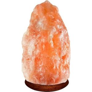 Himalayan Treasures Zoutlamp 2 tot 3kg- Himalaya Zoutsteen Lamp Inclusief Lampje - Himalayazout Tafellamp - Sfeerlamp met Snoer - Nachtlamp - Nachtlampje