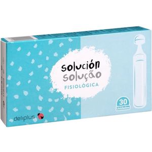 60 pipetten (monodoses van 5 ml) = 2 DOZEN VAN 30 PIPETTEN fysiologische zoutoplossing 0,9%. Steriele isotonische oplossing voor de hygiëne van ogen, neus, oren, wondspoeling en inhalatie via aerosoltherapie. Geschikt voor dagelijks gebruik