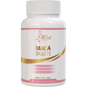 FitGirl Nutrition MACA 90 tablet 500mg | met Rode, Zwarte en Gele Maca poeder | Supplement | Nutriworld