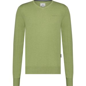 State Of Art Trui V-Hals Groen - Maat XXL - Heren - Pullovers