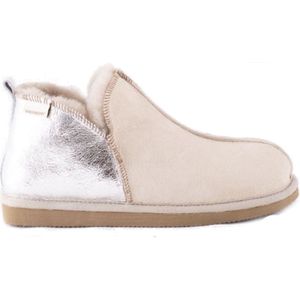 SHEPHERD - Huisschoenen - Beige - Leer - Glitterend