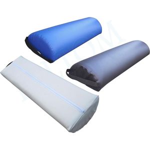 Cilindrisch Halfrond Kussen voor Massagetafels - Zwart