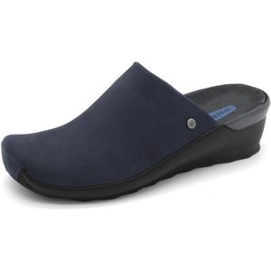 Wolky Klompen Go denim nubuck