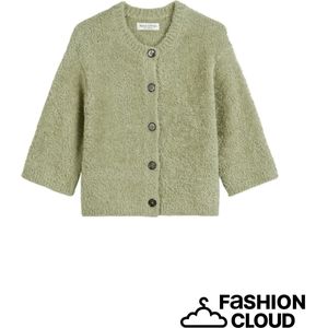 marc o'polo - Cardigan - Maat M - Vrouwen - Khaki - katoen