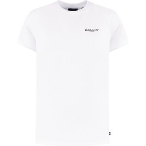 Ballin Amsterdam - Jongens Regular fit T-shirts Crewneck SS - White - Maat 12