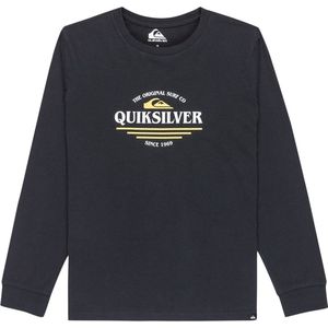 Quiksilver - Ev Type Line - Shirt met Lange Mouwen - Zwart - 100% Katoen