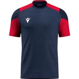 Macron - Glory Golem - Sportshirt - Marine/Rood - Korte Mouw - Kinderen