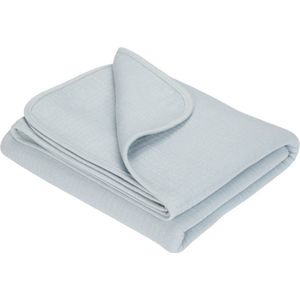 Little Dutch Pure Soft Blue - Baby Jongens & Meisjes - Zomerdeken wieg