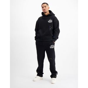 Broek - Multicolor - Graffiti-geïnspireerd - Elastische Tailleband - BLCK BNNS