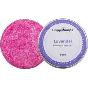 SET HappySoaps Natuurlijke deodorant LAVENDEL en shampoo bar LA VIE EN ROSE|Vegan, Natuurlijk en handgemaakt