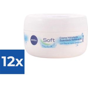 Nivea - Hydraterende Crème Soft - Voordeelverpakking 12 x 300 ml