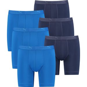 BOXERS 6 PACK PUMA lange boxershort heren sport microfiber + elastische / functionele onderbroek heren (S - XL)