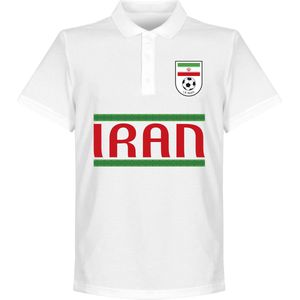 Iran Team Polo Shirt - Wit - 5XL