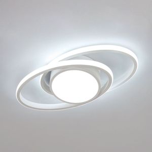 Delaveek-Ronde Moderne LED Plafondlamp-39W -Warm 3000K-Dia 39cm-Bedroom Woonkamer Keuken Plafondlamp