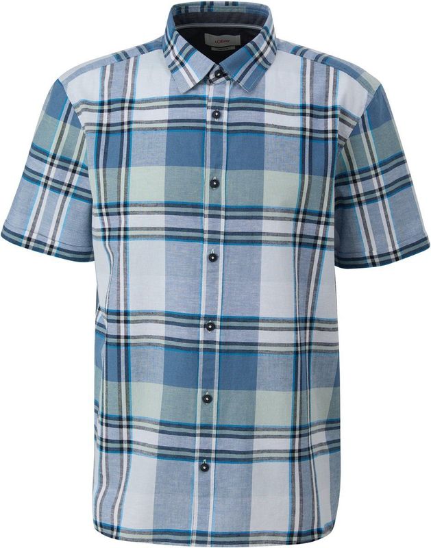 Overhemd - Geruit - Katoen - Kwartmouw - Regular Fit