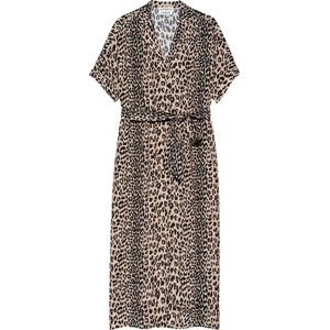 Resort Collar Leopard Dress Catwalk Junkie mt XL-42