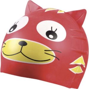 Beco kinder badmuts Siliconen - Dierenmotief- Rood