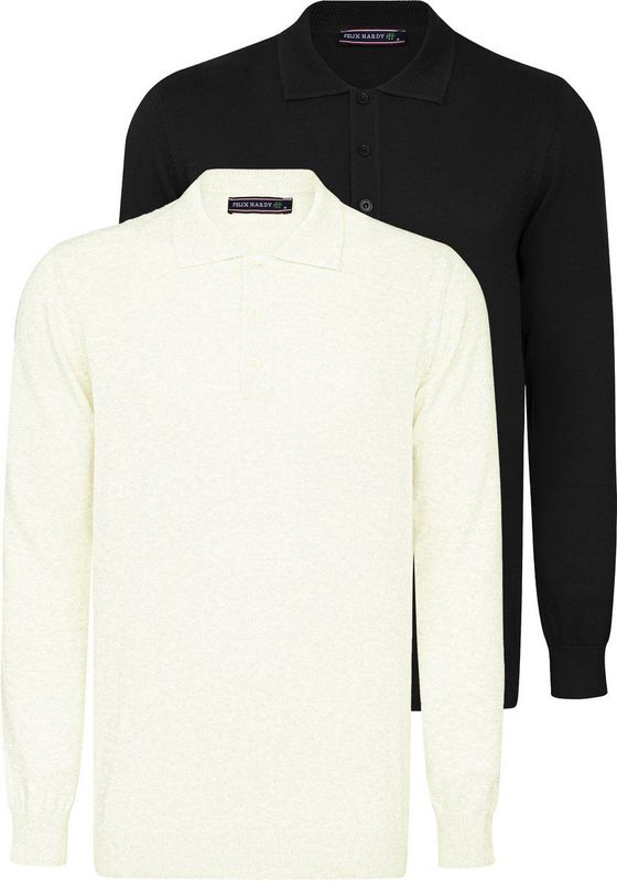 Felix Hardy Trui  zwart / wit