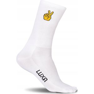 Luxa Emoji Victory Fietssokken - Maat M/L (42-44)
