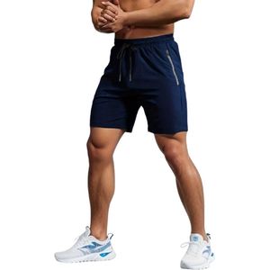 Blauwe Sportbroek - Korte Broek - Sport - Fitness - Gym - Hardloopbroek
