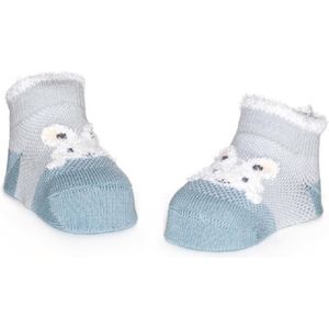 Bonnie Doon - babysokjes - Konijntje - blauw - 0-6 mnd