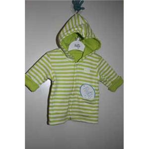 Reversible vest limegroen met wit mt 50