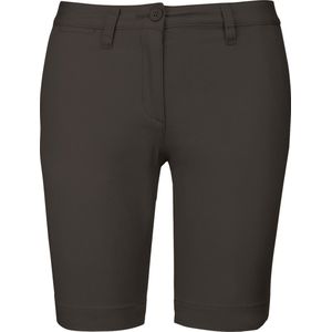 Kariban - Chino Shorts - Dames - 98% Katoen - Enzymatisch Gewassen
