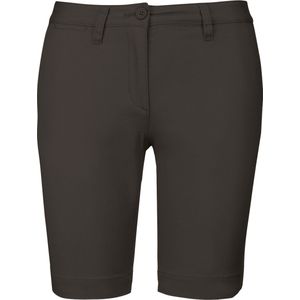 Bermuda/Short Dames 44 NL (46 FR) Kariban Dark Grey 98% Katoen, 2% Elasthan