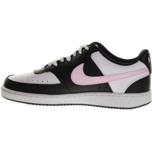 Nike - Court Vision Low Next Nature - Damesschoenen - Zwart - Gerecycled Materiaal