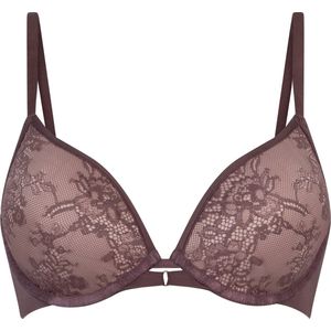 Hunkemöller Dames Lingerie Voorgevormde push-up beugel bh Lea - Paars - maat D75