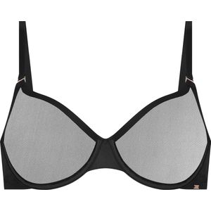 Hunkemöller Dames Lingerie Niet voorgevormde beugel bh Essential - Zwart - maat B70