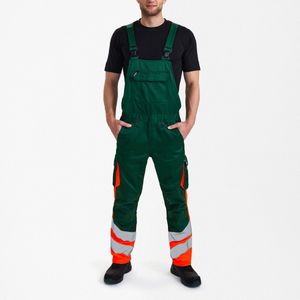 Engel Safety Light Amerikaanse overall 3547-319 - Green / Hi-vis Orange - 102