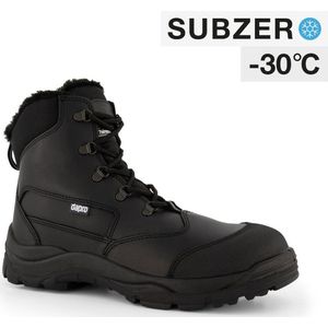 Dapro Canyon C S3 C SubZero® Bont gevoerde en Geïsoleerde winter Veiligheidsschoenen - Maat 43 - Zwart - Composieten neus en antiperforatie tussenzool van textiel