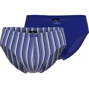 Gotzburg - Heren Sport Slip - Donkerblauw Gestreept - 2-pack