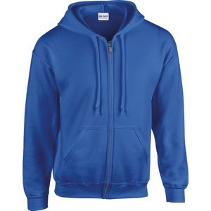 Gildan Heavy Blend™ Adult Full Zip Hooded Sweatshirt GI18600 - Royal Blue - 4XL