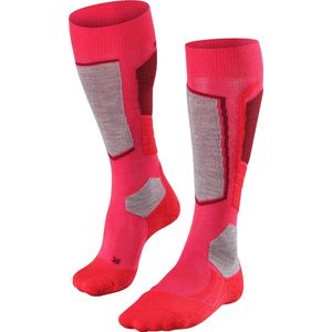 FALKE SK2 Skiën anti blaren, anti zweet merinowol wintersportsokken dames roze - Maat 35-36