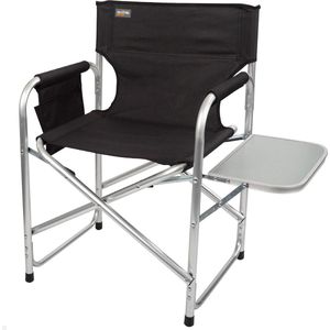 Inklapbare regisseurstoel - campingstoelen - 55 x 49 x 81 cm - aluminium - 110 kg maximaal gewicht - 435 cm vloerhoogte