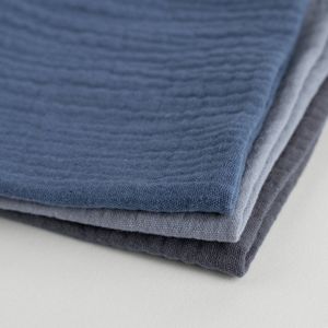 Mousseline katoenen herbruikbare zakdoek - Combipack man 2