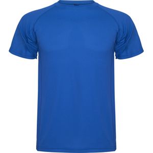 Kobalt Blauw 5 Pack unisex sportshirt korte mouwen MonteCarlo merk Roly maat XXL