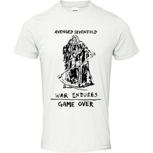 Avenged Sevenfold Game Over Heren T-shirt - wit - S