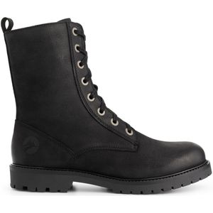 Travelin - Bossvika - Veterboots - Nubuck - Zwart