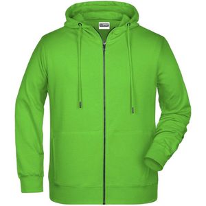James and Nicholson Heren Basisrits Hoody (Kalk groen)