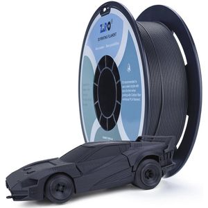 Koolstofvezel PLA Filament 1.75mm - 3D Printer Filament 0.8KG Zwart
