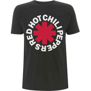 Red Hot Chili Peppers - Classic Asterisk Heren T-shirt - M - Zwart