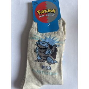 Pokémon Sokken -35/40- Blastoise - grijs